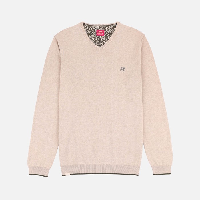 Oxbow V-neck cotton sweater. Q2PIVEGA