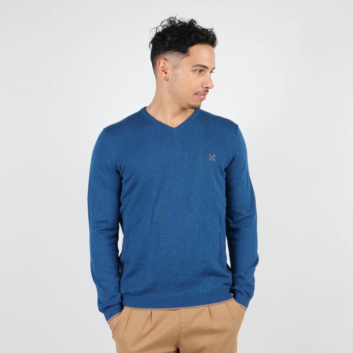 Oxbow V-neck cotton sweater. Q2PIVEGA