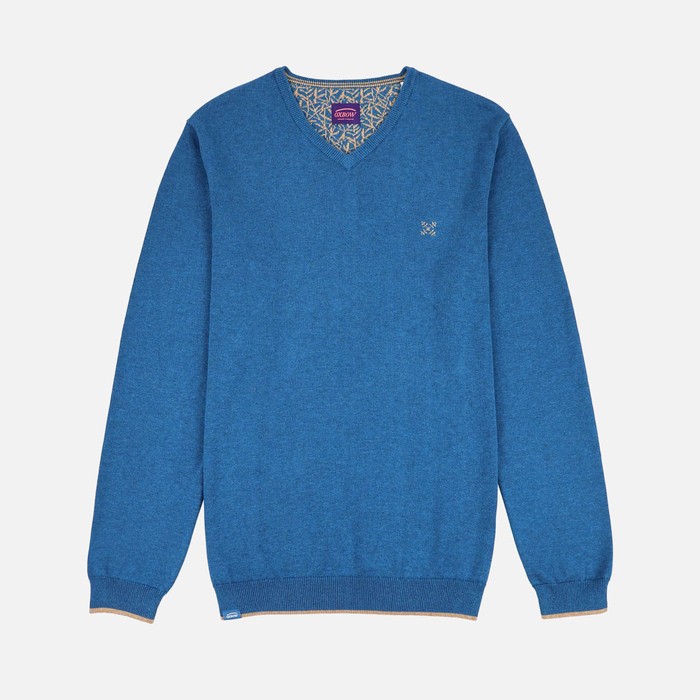 Oxbow V-neck cotton sweater. Q2PIVEGA