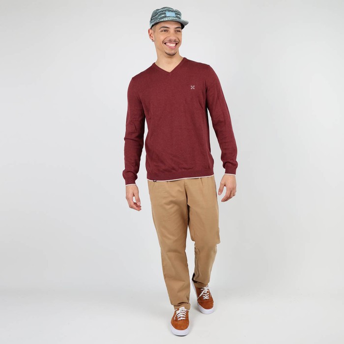 Oxbow V-neck cotton sweater. Q2PIVEGA