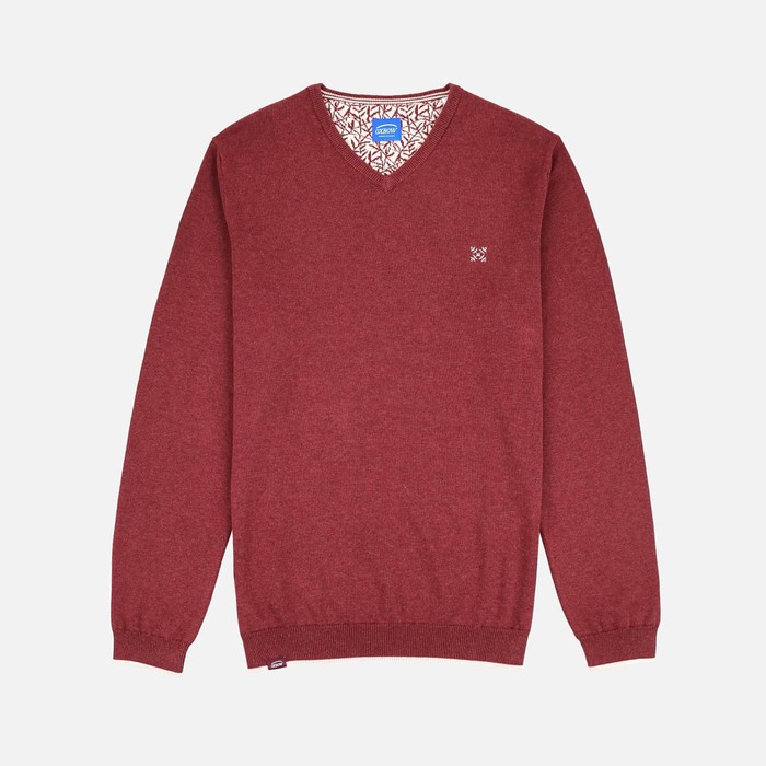 Oxbow V-neck cotton sweater. Q2PIVEGA