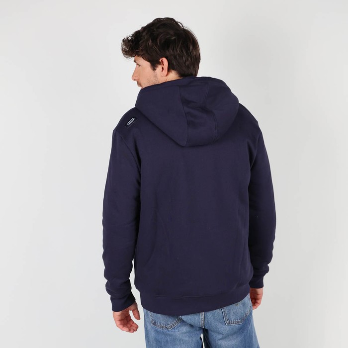 Oxbow Zippered hooded sherpa lining cotton sweatshirt. Q2SWEM