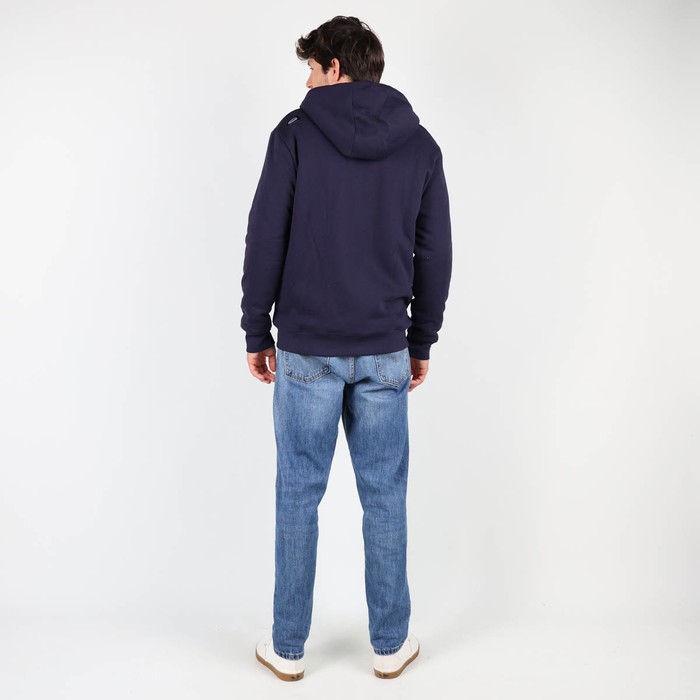 Oxbow Zippered hooded sherpa lining cotton sweatshirt. Q2SWEM