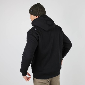 Oxbow Zippered hooded sherpa lining cotton sweatshirt. Q2SWEM