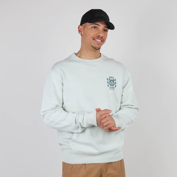 Oxbow Crew neck large cut cotton sweatshirt. Q2SAHAND