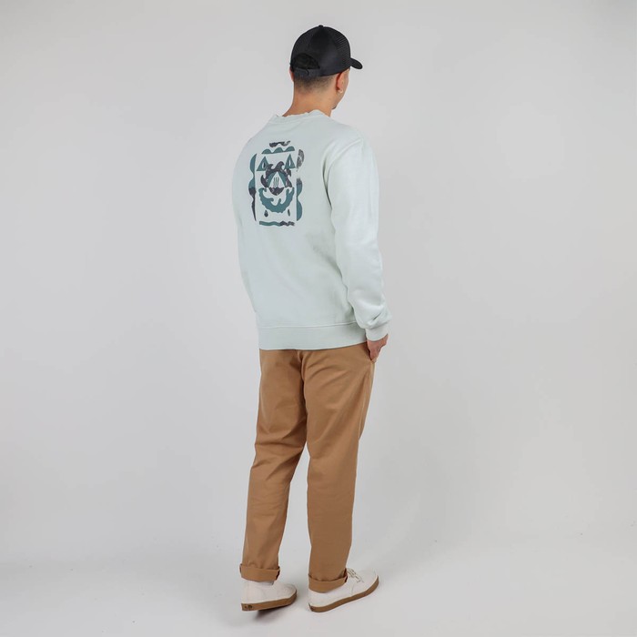 Oxbow Crew neck large cut cotton sweatshirt. Q2SAHAND