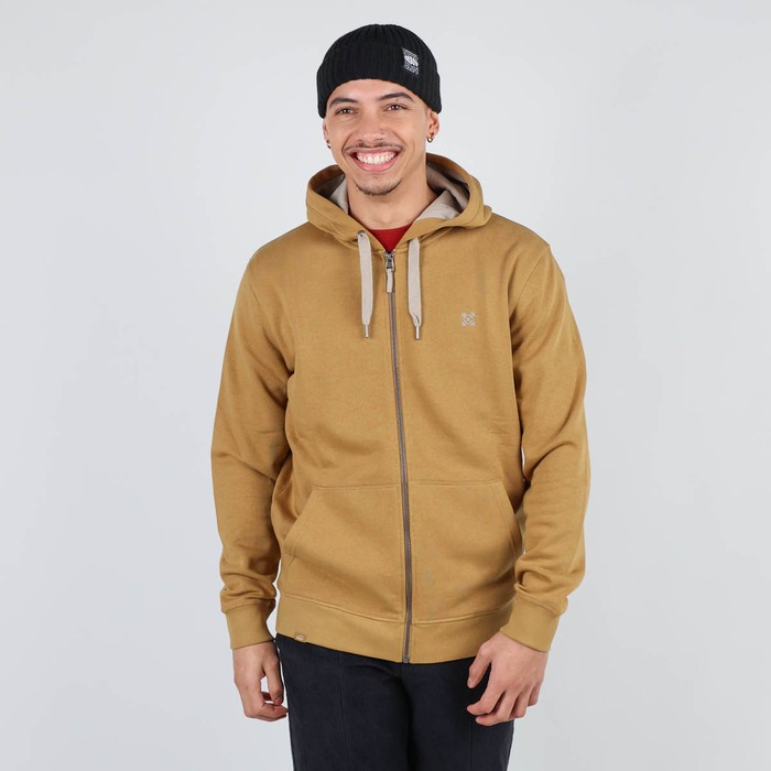 Oxbow Hooded zippered straight cut cotton sweatshirt. Q2SALET
