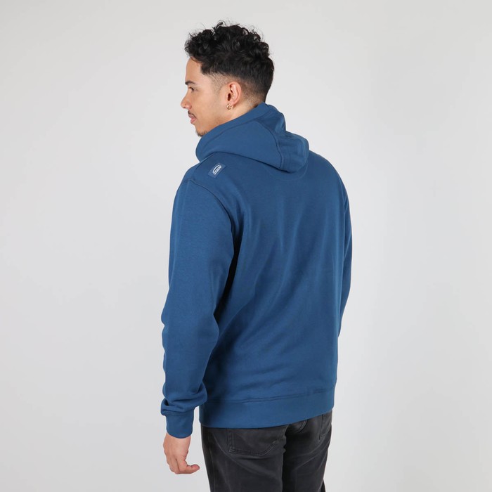 Oxbow Hooded zippered straight cut cotton sweatshirt. Q2SALET