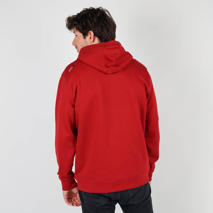 Oxbow Hooded zippered straight cut cotton sweatshirt. Q2SALET