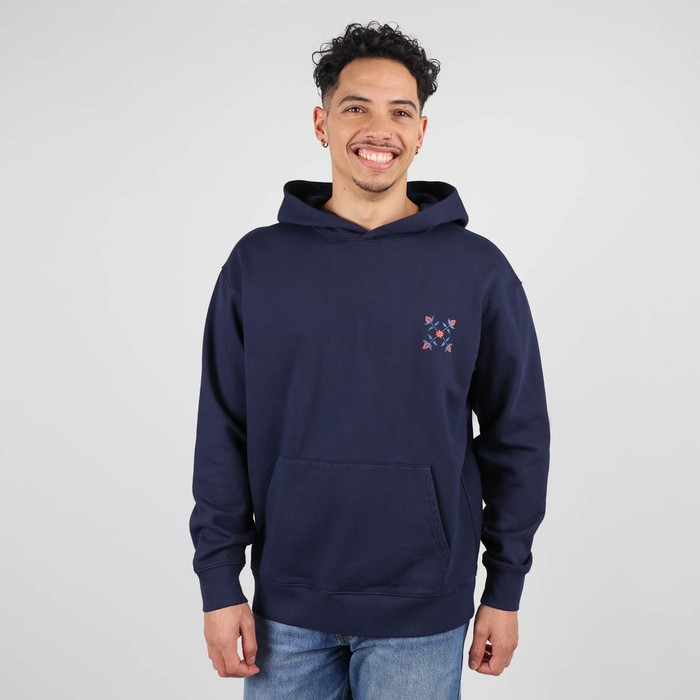 Oxbow Hooded large cut cotton sweatshirt. Q2SEREGOR
