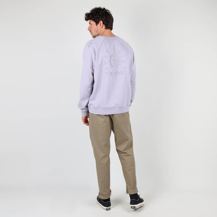 Oxbow Crew neck large cut organic cotton sweatshirt. Q2SUBERCO