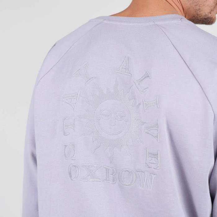 Oxbow Crew neck large cut organic cotton sweatshirt. Q2SUBERCO