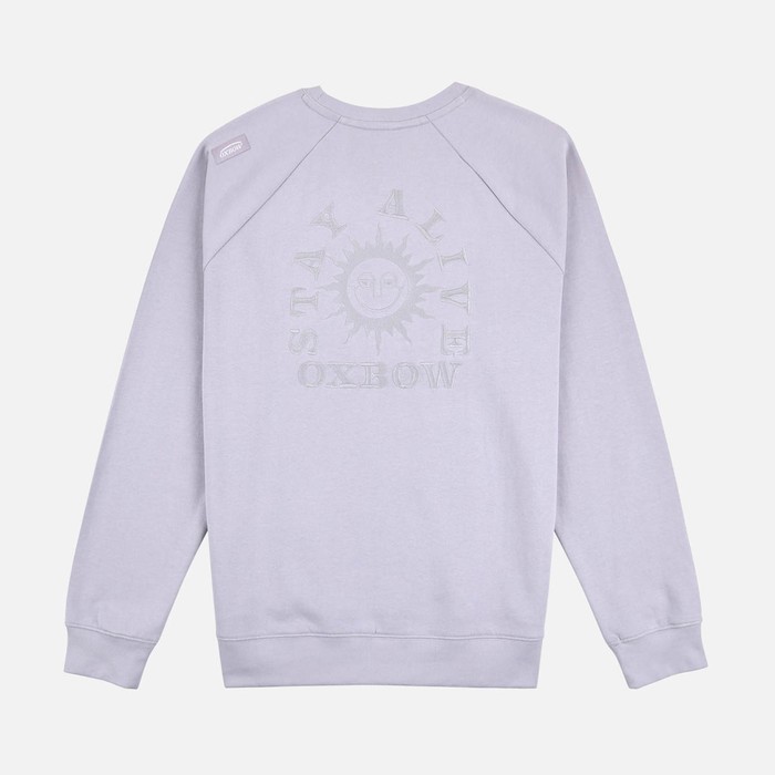 Oxbow Crew neck large cut organic cotton sweatshirt. Q2SUBERCO