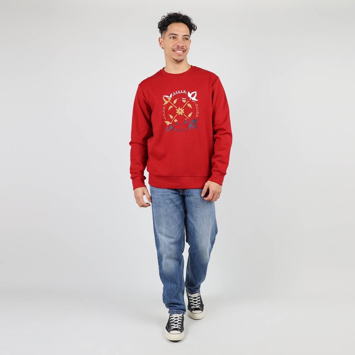 Oxbow Crew neck large cut cotton sweatshirt. Q2SOLAR