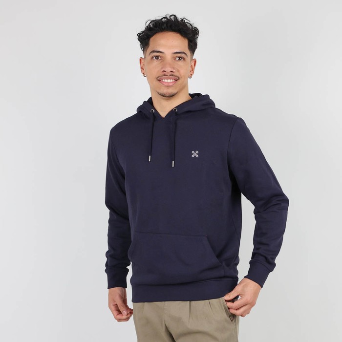 Oxbow Cotton straight fit hodded sweatshirt. P0SWOOD
