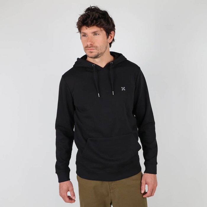 Oxbow Cotton straight fit hodded sweatshirt. P0SWOOD