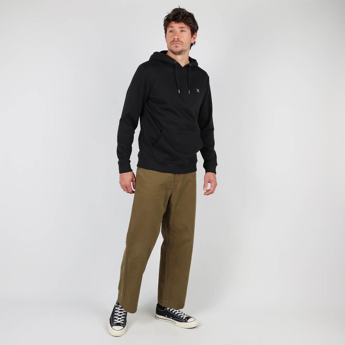 Oxbow Cotton straight fit hodded sweatshirt. P0SWOOD