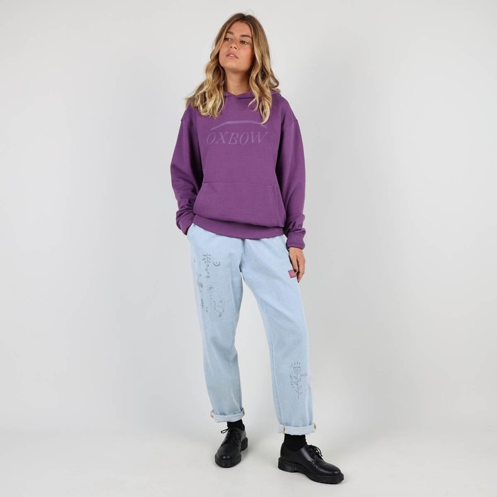 Oxbow Hooded large cut cotton sweatshirt. Q2SIVEGA