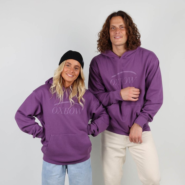 Oxbow Hooded large cut cotton sweatshirt. Q2SIVEGA