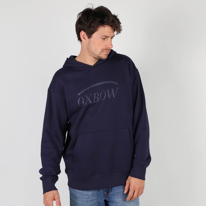 Oxbow Hooded large cut cotton sweatshirt. Q2SIVEGA