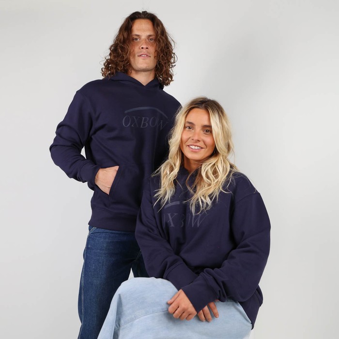 Oxbow Hooded large cut cotton sweatshirt. Q2SIVEGA