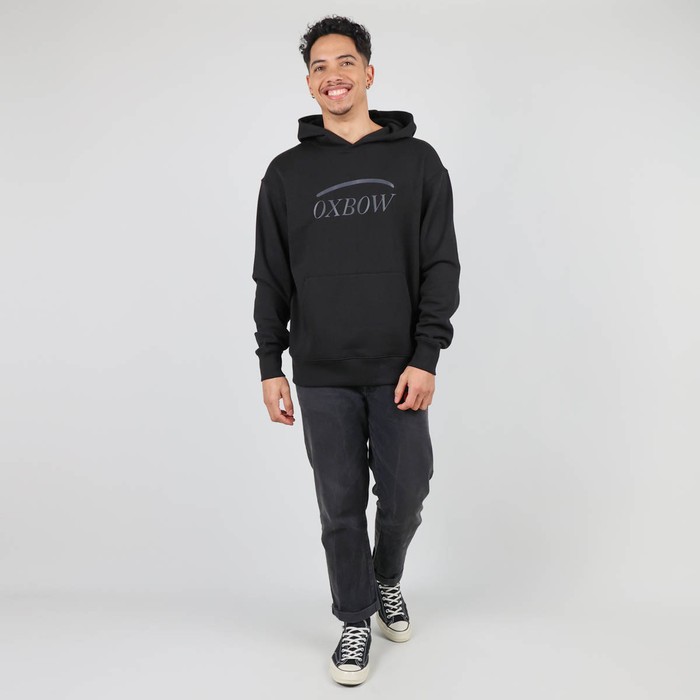Oxbow Hooded large cut cotton sweatshirt. Q2SIVEGA