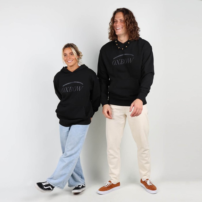 Oxbow Hooded large cut cotton sweatshirt. Q2SIVEGA