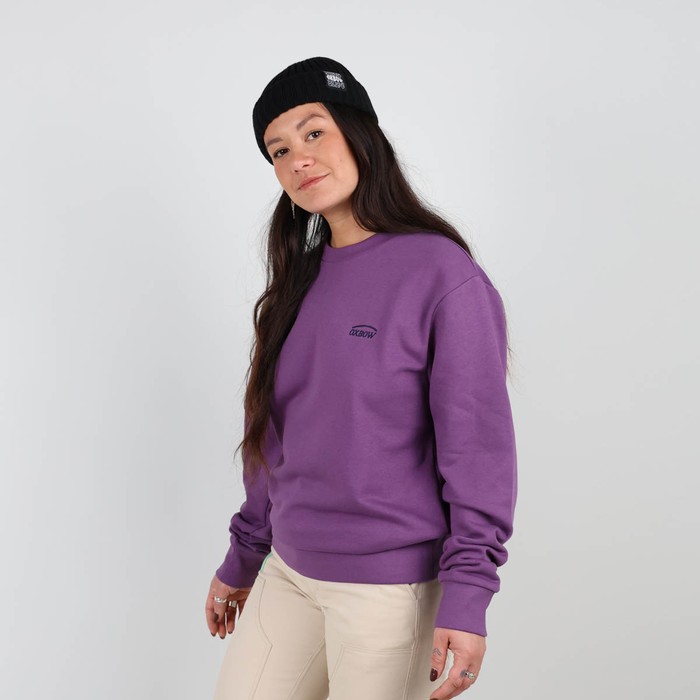 Oxbow Crew neck large cut cotton sweatshirt. Q2SERONI