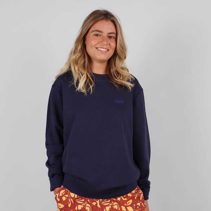 Oxbow Crew neck large cut cotton sweatshirt. Q2SERONI