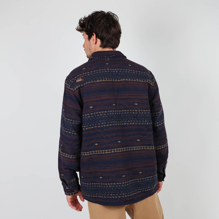 Oxbow Jacquard blended wool overshirt Q2COOMERA