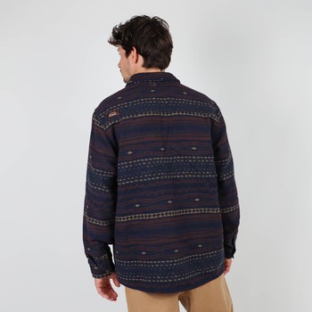 Oxbow Jacquard blended wool overshirt Q2COOMERA
