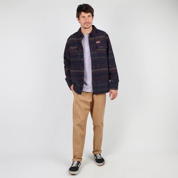 Oxbow Jacquard blended wool overshirt Q2COOMERA