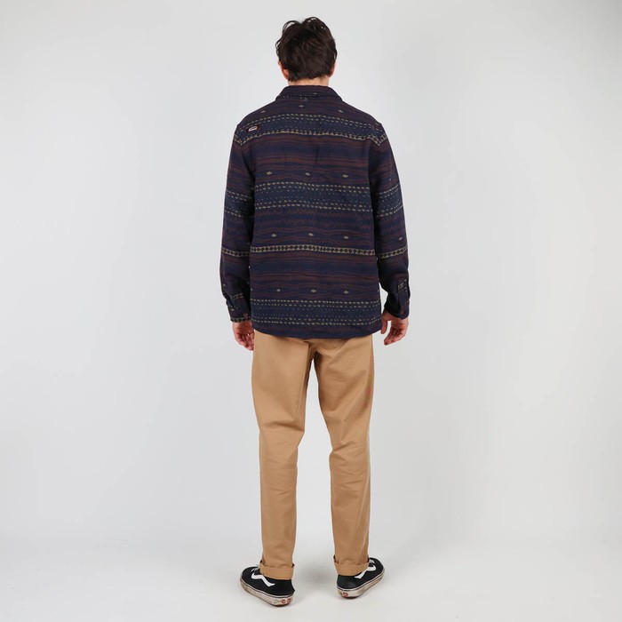 Oxbow Jacquard blended wool overshirt Q2COOMERA