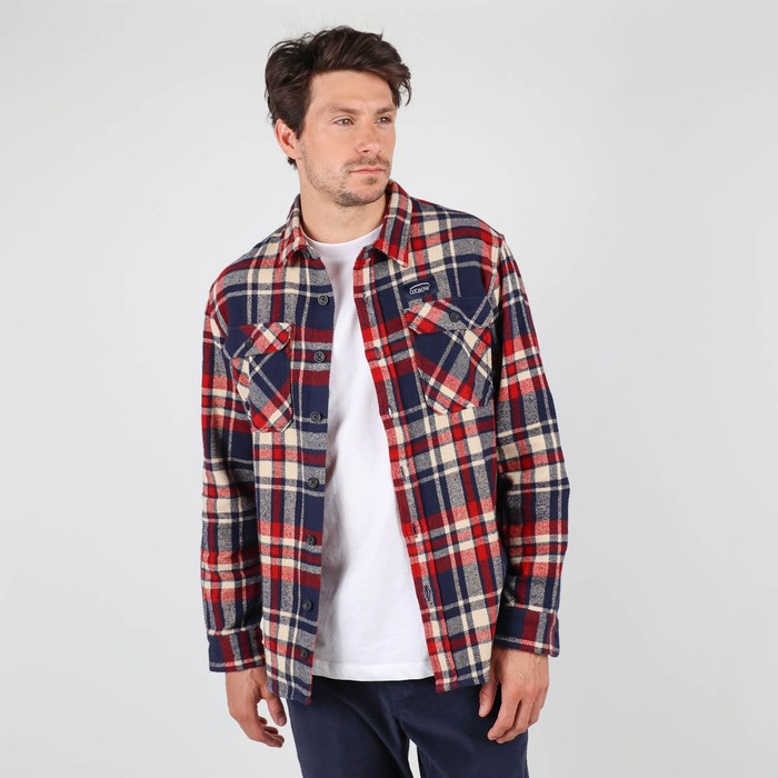 Oxbow Heavy weight brushed checks overshirt Q2CANYON