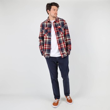 Oxbow Heavy weight brushed checks overshirt Q2CANYON
