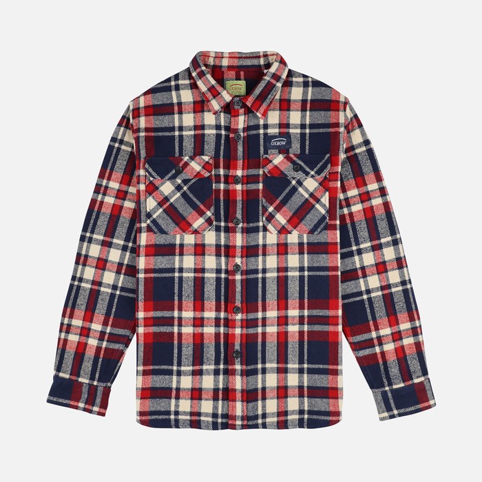 Oxbow Heavy weight brushed checks overshirt Q2CANYON