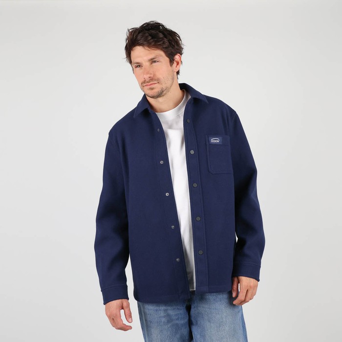 Oxbow Plain heavy brushed overshirt Q2CASCADE
