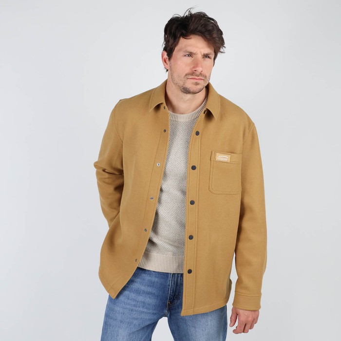 Oxbow Plain heavy brushed overshirt Q2CASCADE