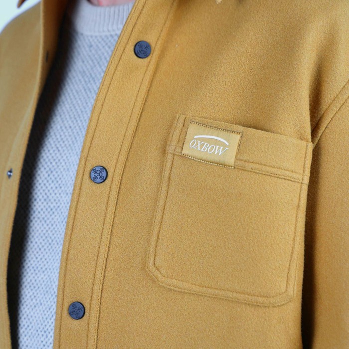 Oxbow Plain heavy brushed overshirt Q2CASCADE