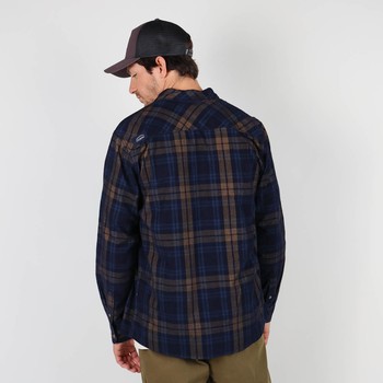 Oxbow Yarn dyed cord checks LS shirt Q2CALDO