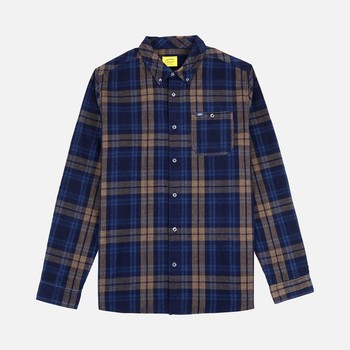 Oxbow Yarn dyed cord checks LS shirt Q2CALDO