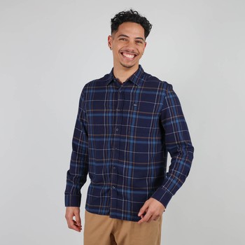 Oxbow Yarn dyed checks brushed LS shirt Q2COLK