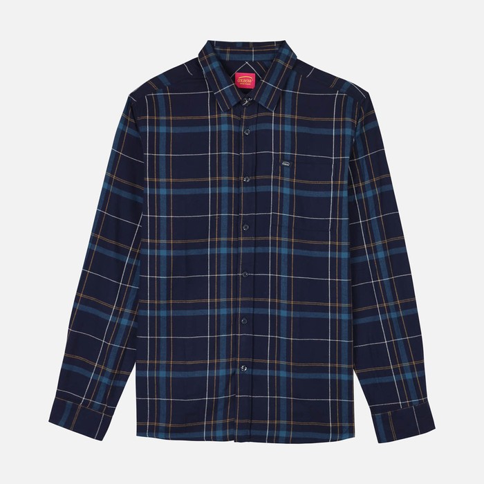 Oxbow Yarn dyed checks brushed LS shirt Q2COLK