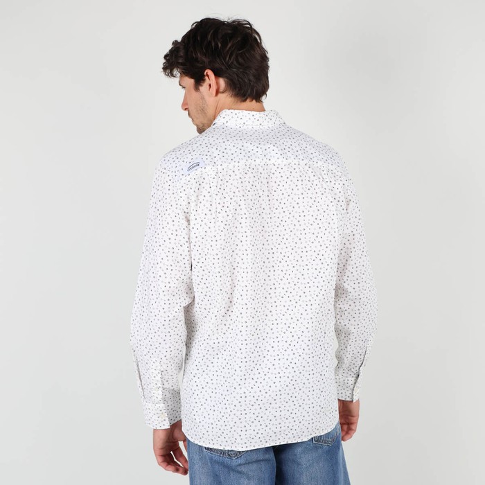Oxbow Micro print long sleeve shirt Q2CERLAG