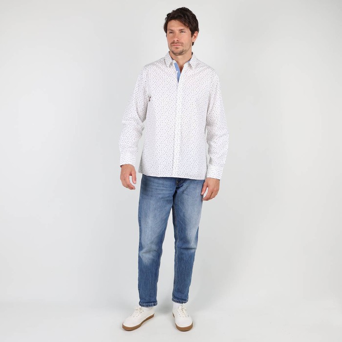Oxbow Micro print long sleeve shirt Q2CERLAG