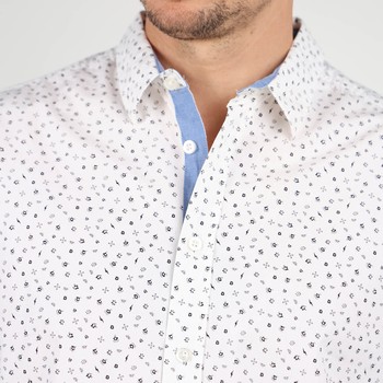 Oxbow Micro print long sleeve shirt Q2CERLAG
