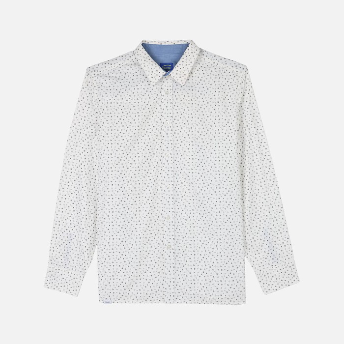 Oxbow Micro print long sleeve shirt Q2CERLAG