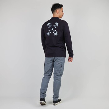 Oxbow Long sleeves straight cut cotton polo shirt. Q2NEMAK