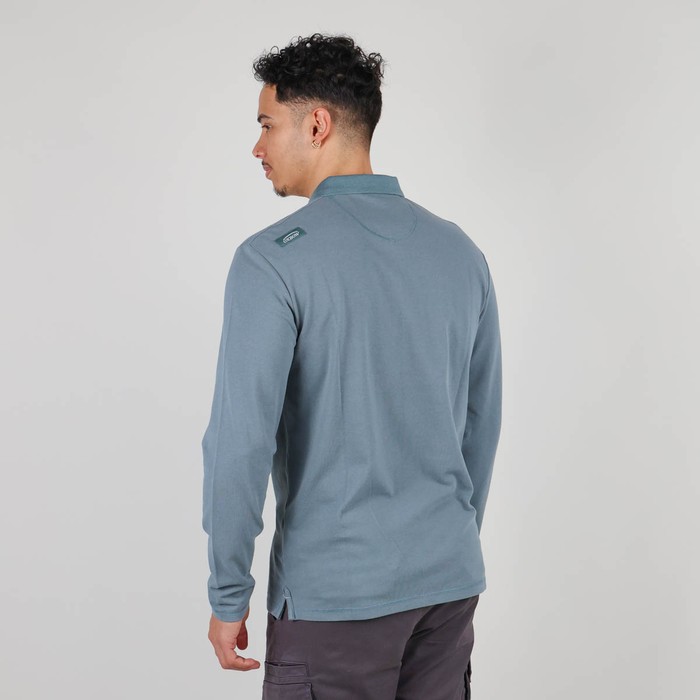 Oxbow Long sleeves straight cut cotton polo shirt. Q2NIROS