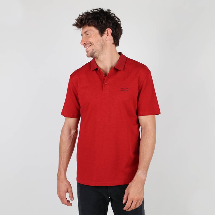Oxbow Short sleeves straight cut cotton polo shirt. Q2NOSSA